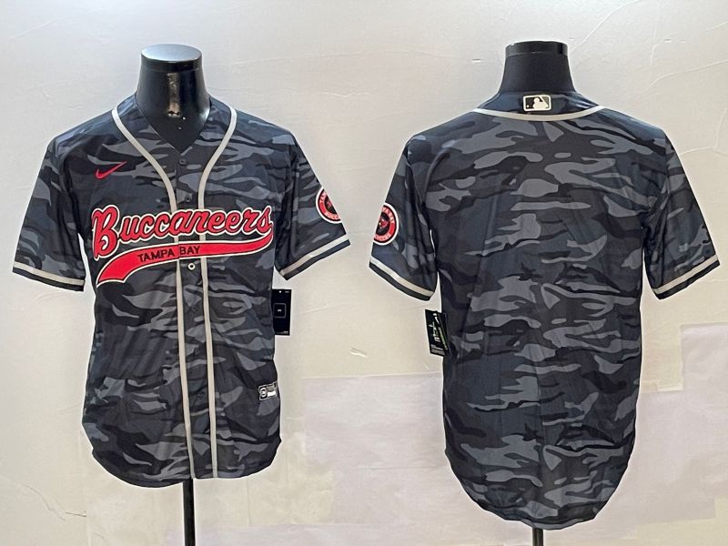 Men Tampa Bay Buccaneers Blank Camo Joint Name 2024 Nike Limited NFL Jersey style 4